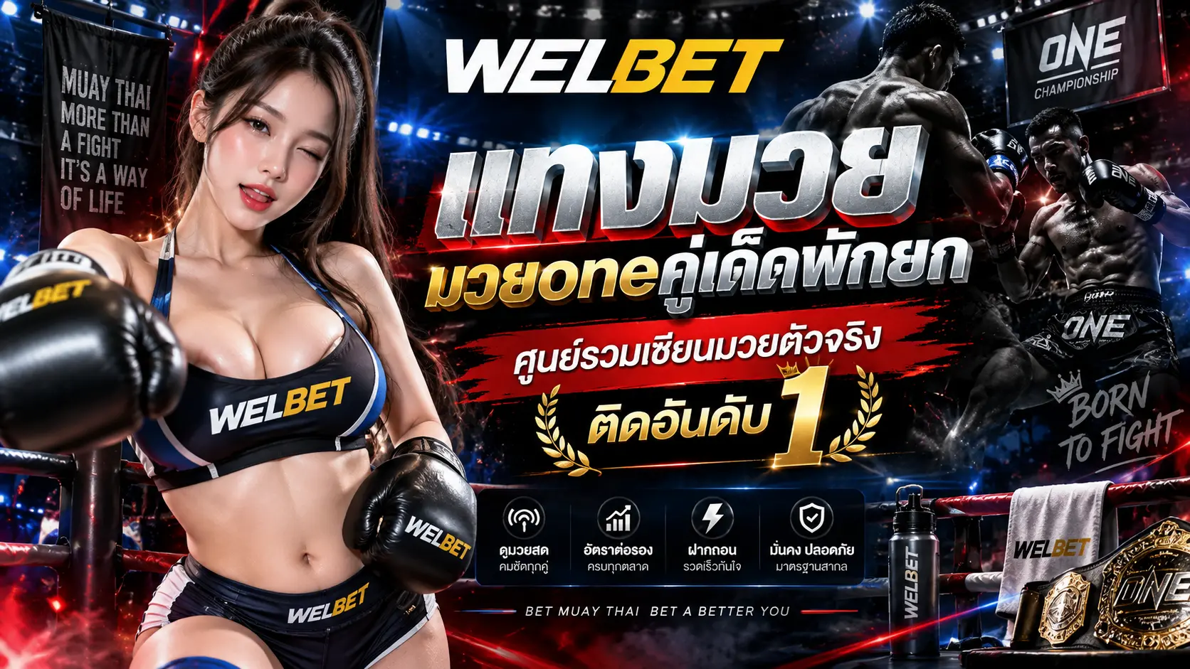 welbet แทงมวย มวยONE คู่เด็ดพักยก ศูนย์รวมเซียนมวยตัวจริง อันดับ1